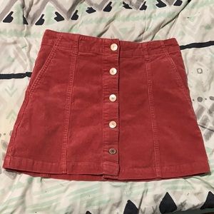 Corduroy Skirt